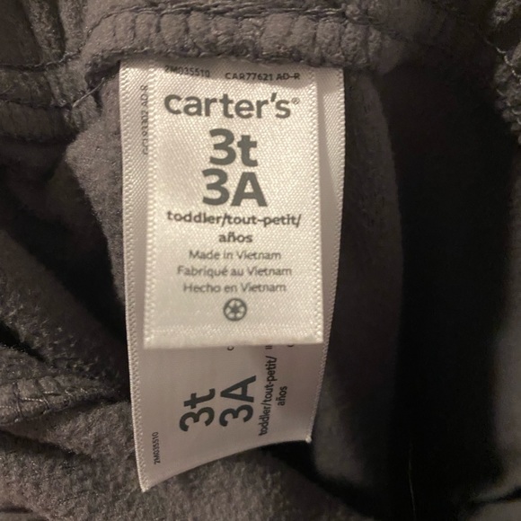 3T two piece Carters fleece set. Excellent used condition - Picture 3 of 4